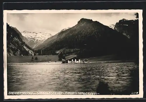 AK Brenner, Gasthaus Seehof am Brennersee, Kraxentrager