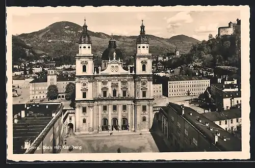 AK Salzburg, Dom mit Gaisberg