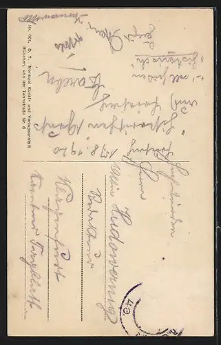 AK Friesach /Kärnten, Hauptplatz mit Steinbrunnen