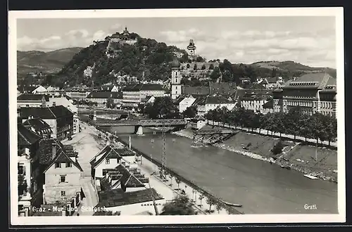 AK Graz, Mur und Schlossberg