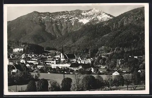 AK Bad Ischl, Gesamtansicht mit Kirche und Zimnitz