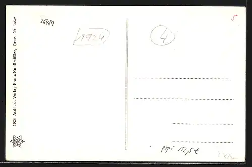 AK Radenthein, Magnesitwerk von einer Anhöhe gesehen