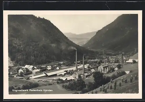 AK Radenthein, Blick auf das Magnesitwerk