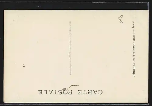 AK Bellevue, Crue de la Seine 1910, La Descente du Funiculaire