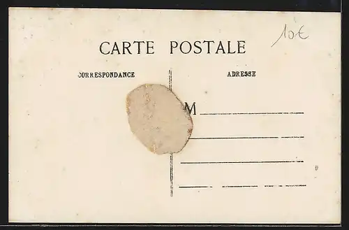 AK Neuilly-sur-Seine, Crue de la Seine 1910, Rue du Centre