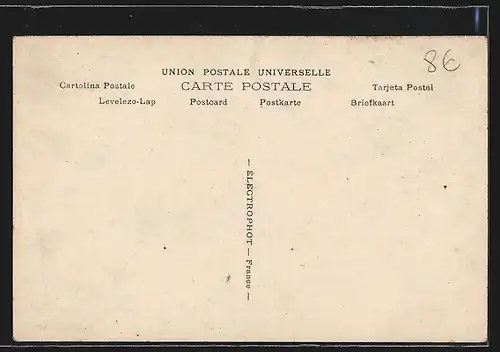 AK Nanterre, la crue de la Seine 1910, Rue Michelet