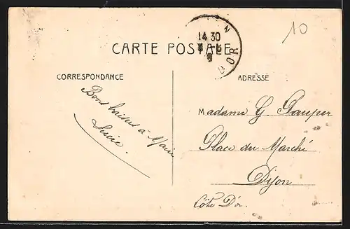 AK Puteaux, Crue de la Seine 1910, Rue Godefroy