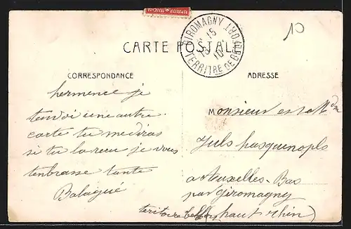 AK Puteaux, Crue de la Seine 1910, Carrefour Magenta