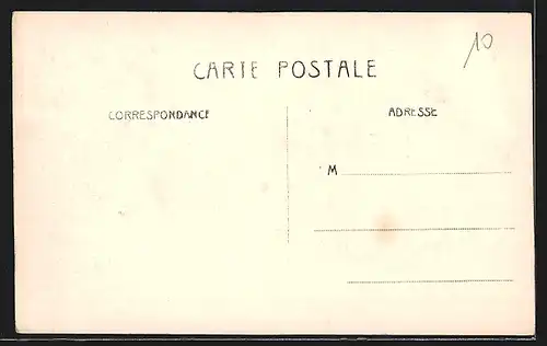 AK Les Coteaux, Inondations Janvier 1910, Rue de Longchamps