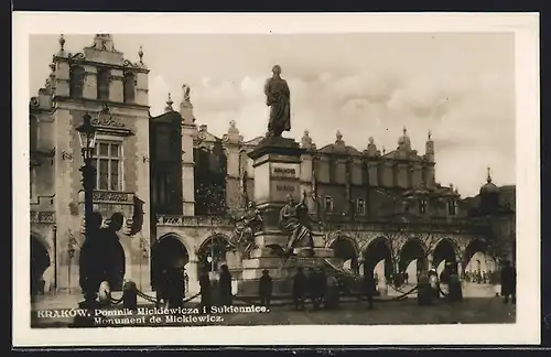 AK Kraków, Pomnik Mickiewicza i Sukiennice