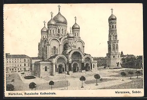 AK Warschau, Russische Kathedrale