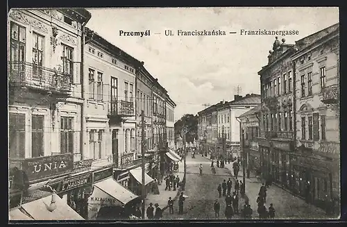 AK Przemysl, Geschäfte in der Franziskanergasse