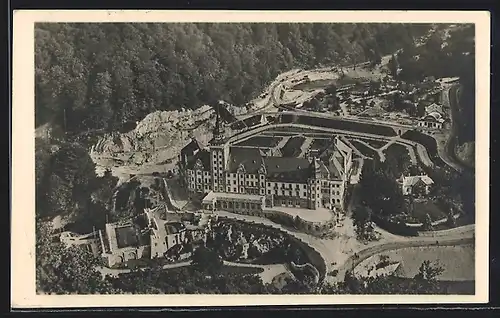 AK Lillafüred, Ortsansicht mit Schloss