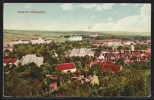 AK Köszeg, Ortsansicht von oben