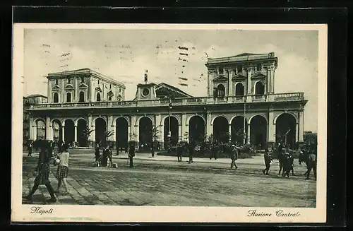 AK Napoli, Stazione Centrale, Bahnhof