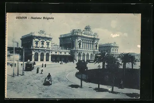 AK Genova, Stazione Brignole, Bahnhof