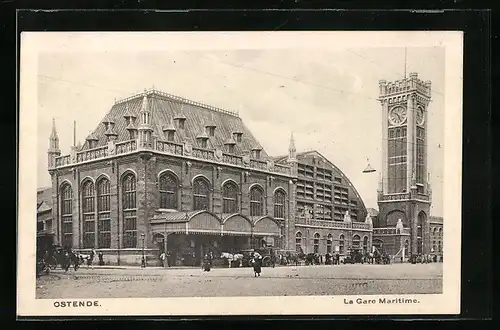 AK Ostende, La Gare Maritime