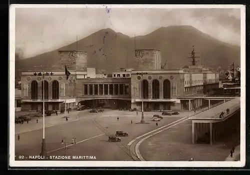 AK Napoli, Stazione Marittima, Bahnhof