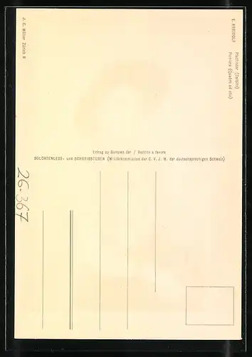 Künstler-AK Ernst Kreidolf: 19143, Pfadfinder mit Fahne