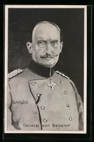 AK Heerführer General von Beseler in Uniform