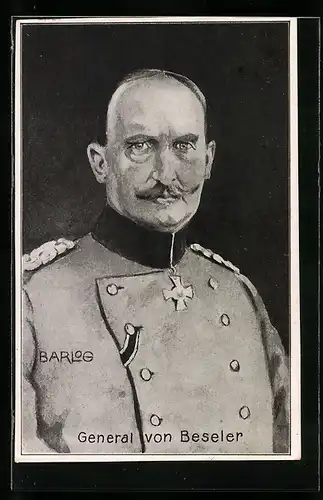 AK Heerführer General von Beseler in Uniform