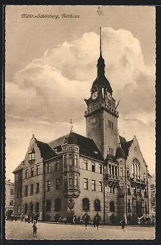 AK Mähr. Schönberg, Partie am Rathaus