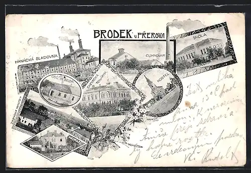 AK Brodek u Prerova, Hanacka Sladovna, Cukrovar, Chemicka Tovarna