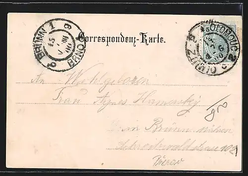 AK Prerau, Gymnasium, Bahnhof, Narodni dum