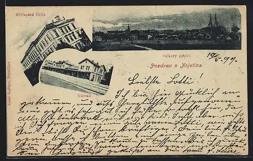 AK Kojetin, Nádrazi, Mestanska skola