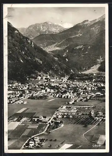 AK Chur, Ortsansicht von oben