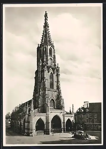 AK Bern, Denkmal vor dem Münster