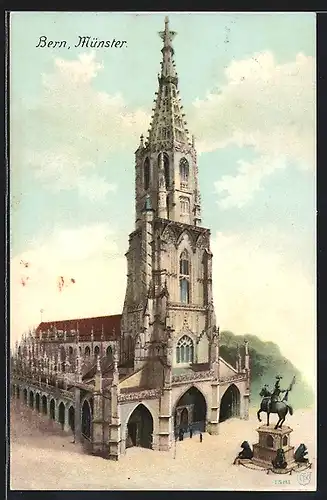 AK Bern, Blick auf das Münster