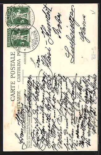 AK Bern, Blick auf das Münster