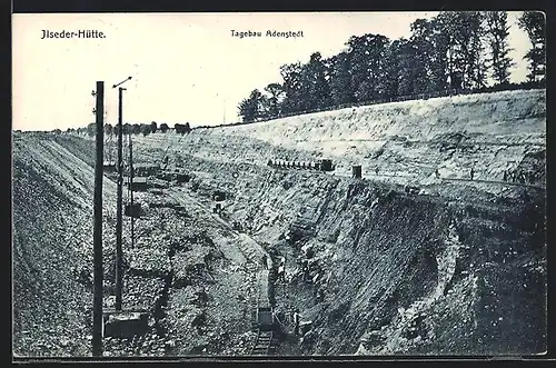 AK Adenstedt, Ilseder Hütte, Tagebau Adenstedt, Bergbau