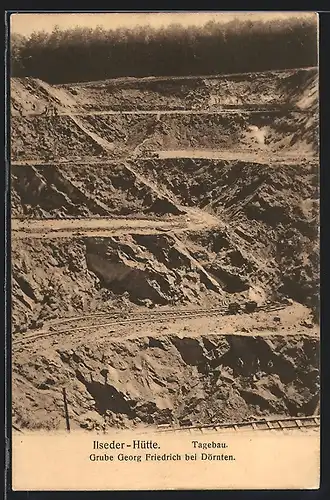 AK Dörnten, Grube Georg Friedrich, Ilseder Hütte, Tagebau, Bergbau