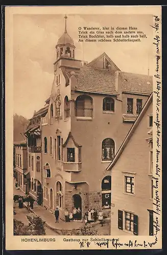 AK Hohenlimburg, Gasthaus zur Schlossbrauerei