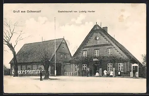AK Hamburg-Ochsenzoll, Gastwirtschaft von Ludwig Harder