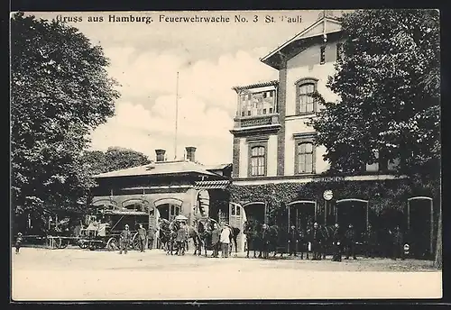 AK Hamburg-St. Pauli, Feuerwehrwache No. 3