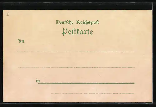 Lithographie Holzminden, Fontaine, Weserbrücke, Marktplatz, Gymnasium