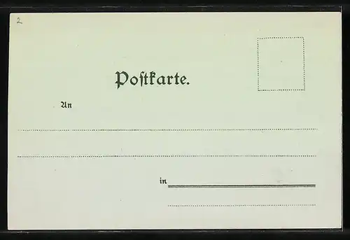 Lithographie Hohenlimburg, Totalansicht & Schlosshof