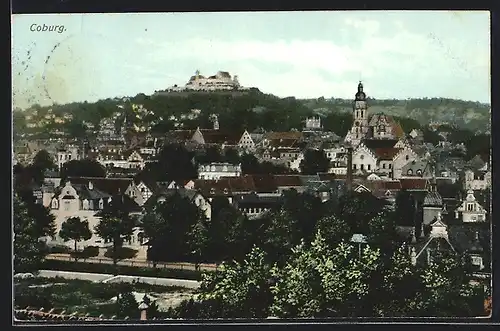 AK Coburg, Blick von der Capelle