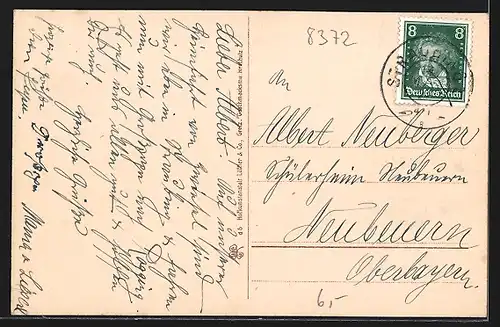 AK Zwiesel im bayer. Wald, Generalansicht