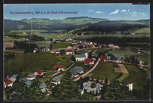 AK Hinterzarten /Bad. Schwarzwald, Teilansicht