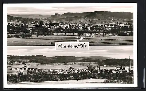 AK Mainleus / Ofr., Gesamtansicht, Teilansicht