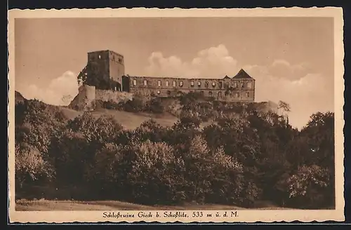 AK Schesslitz, die Schlossruine Giech