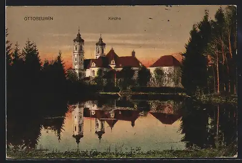 AK Ottobeuren, Blick zur Kirche