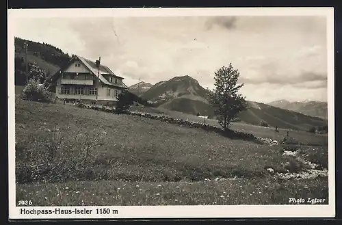 AK Oberjoch, Gasthaus Iseler im Gebirge