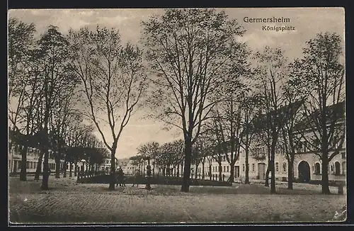 AK Germersheim, auf dem Königsplatz