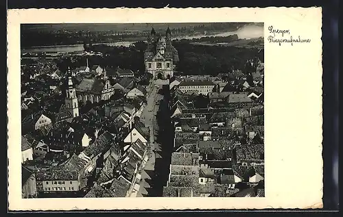 AK Speyer, Stadtansicht, Fliegeraufnahme