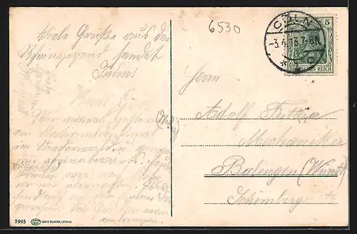 AK Bingen a. Rhein, Loreleifelsen, Burg Rheinstein & Ruine Ehrenfels